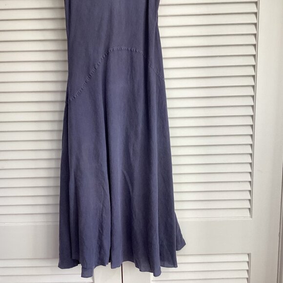 Luna Luz Fit & Flare Maxi 100% Linen Dress Size S Flowy - Picture 15 of 16